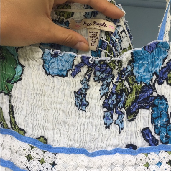 Free people dress white floral - Picture 2 of 3